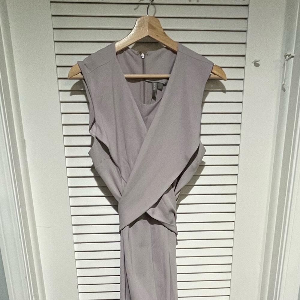 ASOS NWT Cross Front Jumpsuit Lavender 6